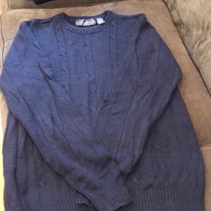 Oscar de la Renta cable crewneck sweater XL